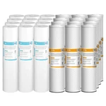 20"X4.5" Micron Big Blue Sediment Cto Carbon Block Water Filter Cartridges Set. Fixed Price $279.32.