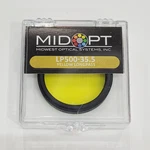 Midopt LP500-35.5 Yellow Longpass Filter Midwest Optical Systems. Fixed Price $48.00.
