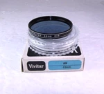 49MM Vivitar Filter 80B Blue Cooling Color Correction Camera Lens New Vintage. Fixed Price $9.00.