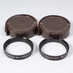 Nikon Nikkor Close-up Lenses #1 & #2 W Case Clean Glass Sharp See Test Shots. Fixed Price $40.00.