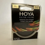 Hoya Pl Filter. 55MM. New. Fixed Price $14.00.