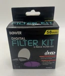 Bower Digital FK52C3 Multi-coated Uv Cpl Fld Pieces Filter Kit 52MM. Fixed Price $6.10.