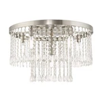 Livex Lighting 6 Lt Brushed Nickel Ceiling Mount 22"L 22"W 14"H. Fixed Price $477.57.