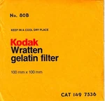 Kodak No 80B (1497536) Wratten Gelatin Filter 100MM X. Fixed Price $15.95.
