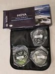 Hoya 77MM Digital Kit Slim Uv, Pl-cir, War Filters & Case HK-DG77-II. Fixed Price $40.00.