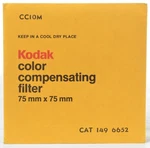 Kodak CC10M Gelatin Filter 75MM X (3") New And Sealed Cat #1496652 Nos. Fixed Price $7.99.