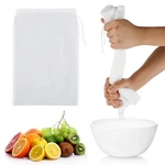 Wllhyf 4 Pack Nylon Nut Milk Bag 8 12 Inches Fine Mesh Cheese Cloth Multipl.... Fixed Price $13.07.