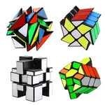 Yj Cube Set 4-PACK, Includes 3X3 Fluctuation Angle & Mirror Puzzles, 2X3 Wh.... Fixed Price $30.34.