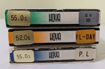 Vintage Lot Of 3 Hoya Camera Lens Filters UV(0) (55), Fl-day (52), Pl. Fixed Price $19.99.