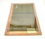 New Oerlikon Balzers Optics 456-12-0051 Linear Polarizer Sheet 23.5" 14-1/4"W. Fixed Price $39.95.