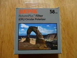 Sunpak Pictures Plus 58MM Circular Polarizer Filter (cpl) CF-7059-CP New. Fixed Price $8.05.