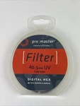 Promaster #6360 Hgx Prime Uv Filter 40.5MM W/repellamax New In Box. Fixed Price $12.00.