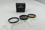 Boxed Merkury Optics 52MM Filter Set Uv/pl/f-dl Made In Japan. Fixed Price $49.99.