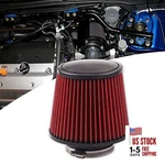 Ryanstar 76MM High Flow Round Tapered Cone Closed-top Cool Air Filter Cleaner 3". Fixed Price $24.90.