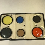 52E/ 72E B+w Filter Set Of 6 With Case : 021, Top-pol, KB12, KR3, Circ-pol, 041. Fixed Price $110.00.