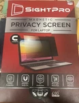 Sightpro 14 Inch Laptop Privacy Filter For 16:9 Widescreen Display. Fixed Price $19.50.
