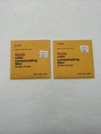 Kodak Color Compensating Filter 75X75MM CC40C 149 6561 Gelatin Wratten Set Of 2. Fixed Price $25.00.