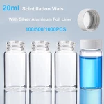 1000X20ML Scintillation Vials Transparent Borosilicate Glass Counting. Fixed Price $339.99.