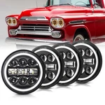 Dot 4PCS 5.75" 5-3/4" Round Halo Led Headlights Drl For Chevy Apache 1958 1959. Fixed Price $83.23.