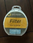 Promaster 62MM Variable Nd Neutral Density Filter Original Case. Fixed Price $14.50.