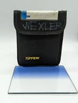 Tiffen 4X5.65" Color Graduated Blue #3 Soft Edge, Horizontal Orientation Filter. Fixed Price $275.00.