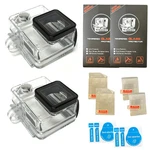(2) X Waterproof Case Protective Standard Housing For Gopro Hero 3/3+/4. Fixed Price $10.97.