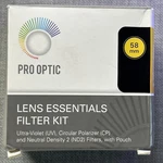 Optic 58MM Digital Essentials Filter #PRO58KIT. Fixed Price $12.50.