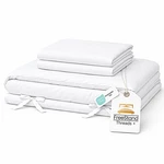 Threads+ King Duvet Cover 3 -pcs Set 100 Gsm, Plush Zipper (1 Pack White). Fixed Price $83.68.