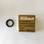 Nikon Eyepiece Correction Attachment For F/F2/NIKOMAT Diopter Lens In Box. Fixed Price $51.00.