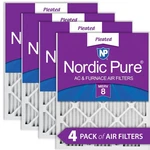 Nordic Pure 14X24X1 (13 3/4X23 3/4) Pleated Merv 8 Air Filters Pack. Fixed Price $32.99.