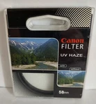 Canon 58MM Uv Haze Glass Filter Made Philippines (genuine Oem) For 18-55MM. Fixed Price $13.49.