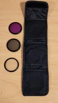 49MM Filter 3-PIECE Kit Uv Cpl Fld + Case Fits Sony Canon Fuji Film. Fixed Price $9.99.