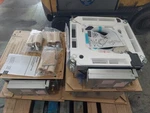 Mitsubishi 9K+12K Btu Ceiling Cassette Mini Split Multi Zone Air Handler, S&d. Fixed Price $3455.00.