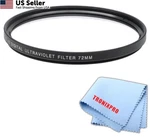 Tronixpro 72MM Uv Protection Filter Hd Clear Digital Lens. Fixed Price $14.02.