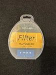 Pro Master Filter 77MM Variable Standard Lens Code 9566. Fixed Price $30.00.