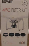 4 Pack Bower Sky Capture Series Drone Filters Phantom 3 Professional & Advanced. Fixed Price $11.17.