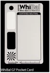 Genuine Whibal G7 Certified Neutral White Balance Pocket Card (2.1"X3.35"). Fixed Price $32.95.