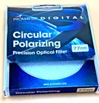 Promaster Digital Circular Polarizing 77MM Uv Filter 2989. Fixed Price $12.99.