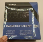 Neewer Magnetic Lens Filter Kit 55MM 5IN1 Black Soft GND8 ND64 Adapter Ring. Fixed Price $49.99.