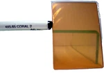 4X5.65" Tiffen Coral Glass Filter Mfr #45650CO2. Fixed Price $325.00.