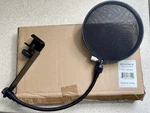 Monoprice Microphone Pop Filter Vocal Performance Dual Screen - Black. Fixed Price $18.99.