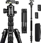 Victiv AT72 72" Pro Aluminum Tripod Monopod Black / Gold Accents. Fixed Price $48.84.