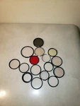 Lot 15 Camera Filters Nikon Minolta Heliopan Asanuma Vivitar Walz ++++. Fixed Price $82.00.