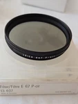 Original Leica 67MM Cpl (13407) Filter E67 P-cir Black Excellent Condition. Fixed Price $139.95.