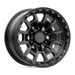 17X8.5 Kmc KM718 Summit 6X5.5 0MM Satin Black. Fixed Price $370.00.
