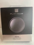 Platinum 52MM Multi-coated Uv Lens Filter- New. Fixed Price $9.99.