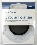 New Insignia 40.5MM Circular Polarizer Camera Lens Filter NS-CP405 Vibrant Color. Fixed Price $8.50.