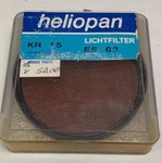 Heliopan 62MM Kr 15 Screw In Optical Glass Filter. Fixed Price $16.95.