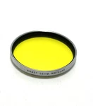 Leitz Leica E58 Yellow 13235 J Chrome Filter For Noctilux, Summarex And Hektor. Fixed Price $89.00.