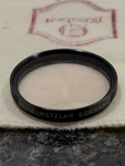 Leica Uv Filter 39MM Black Leitz Wetzlar Germany E. Usa. Fixed Price $43.80.